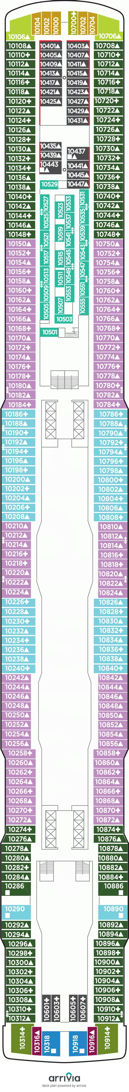 Norwegian Escape Deck Plans Printable