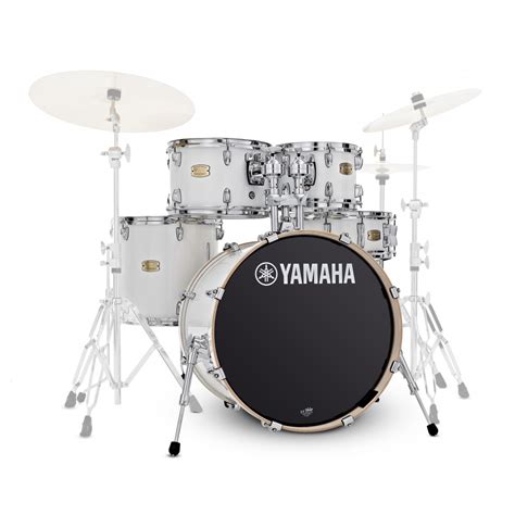 Yamaha Stage Custom Birch 20'' 5pc Shell Pack, Pure White na Gear4Music.com