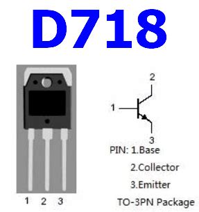 D718 Transistor Datasheet PDF - 120V, 8A, NPN Transistor