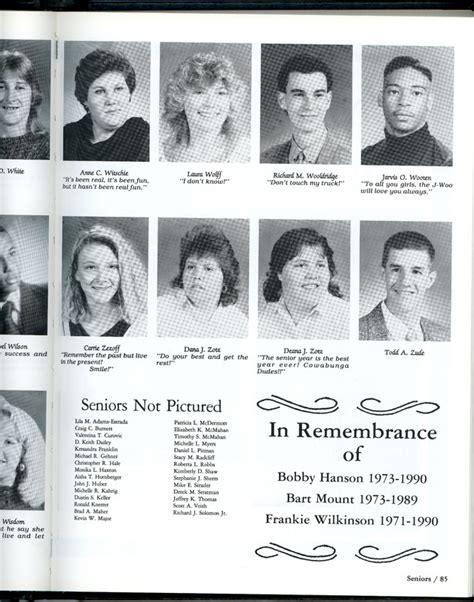 1991 Edwardsville High School Yearbook – Madison Historical