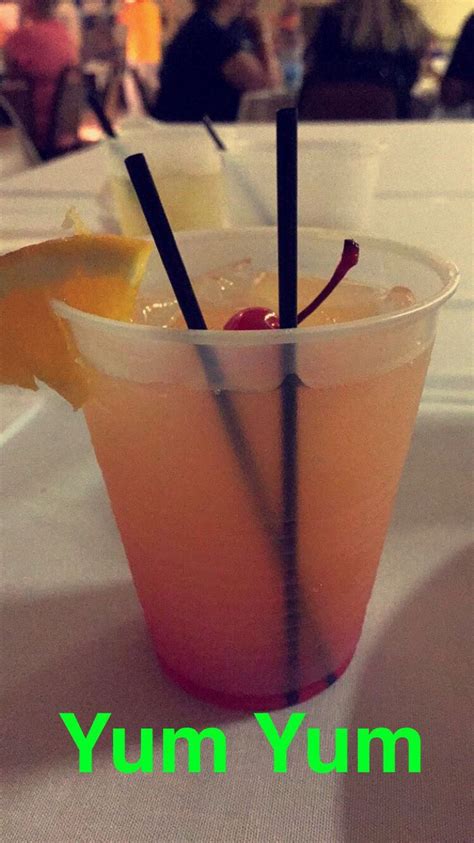 Coconut and Mango Malibu Rum, grenadine, orange juice and sprite ...