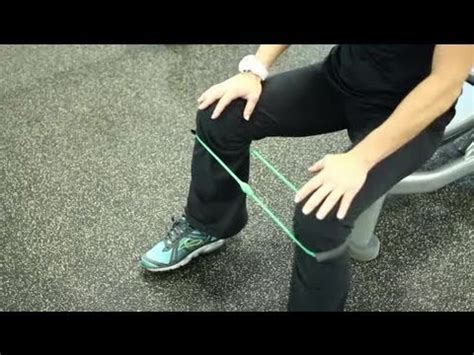 Resistance Band Leg Exercises While Sitting : Fitness Techniques - YouTube