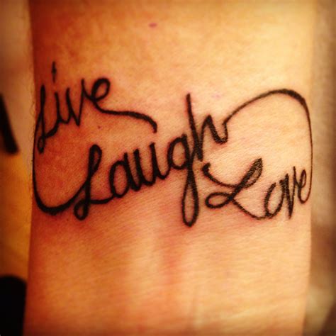 Infinity Tattoo- "Live Laugh Love Infinity Bracelet Tattoo, Infinity Tattoos, Tattoo Bracelet ...