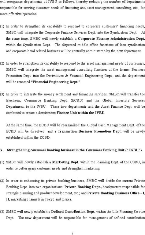 News Releases : Sumitomo Mitsui Financial Group