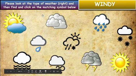 Types of Weather. Interactive Google Slides +Powerpoint + Worksheet. See Description Box Below ...