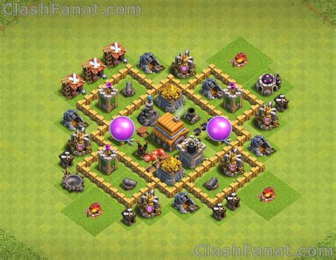 Town hall 5 base - Best th5 layout Clash of Clans 2019