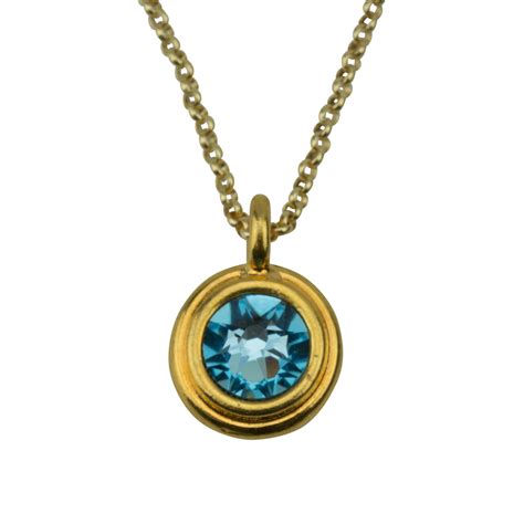 March Birthstone Necklace - Sisco + Berluti