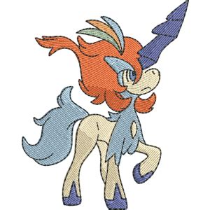 Keldeo Resolute Form Pokemon Free Machine Embroidery Design Download in ...