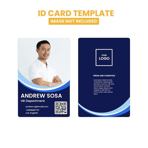 Premium Vector | Id card