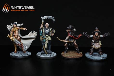 Zombicide Black Plague characters - White Weasel Studio