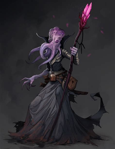 ArtStation - Illithid, Todd Ulrich | Fantasy character design, Fantasy monster, Fantasy creatures