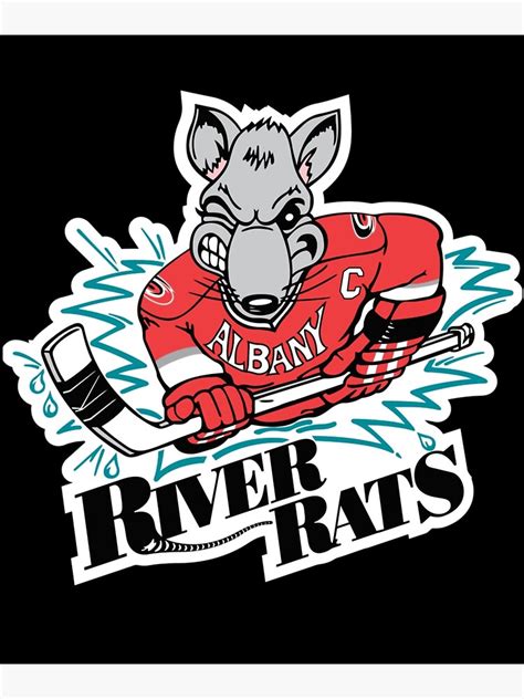 "Albany River Rats Hockey Logo" Poster for Sale by OMARESSON | Redbubble