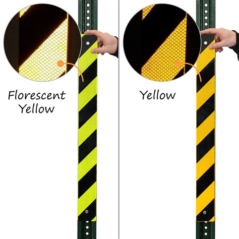 Yellow Black Reflective Post Panels Signs