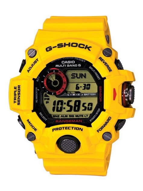 G Shock Rangeman 30th Anniversary Lightning Yellow G Shock Watches ...