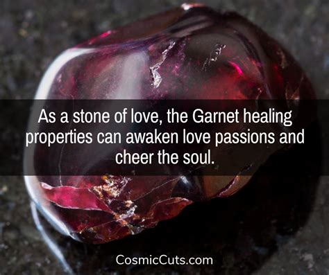 Garnet Healing Properties for Passion, Vitality & Creativity – Cosmic Cuts