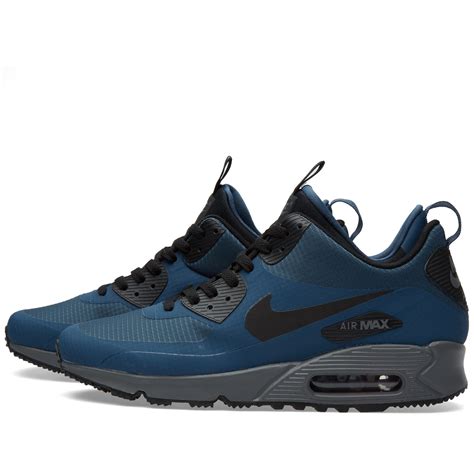 Nike Air Max 90 Mid Winter Squadron Blue & Black | END.