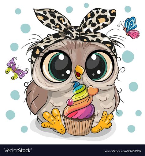 Cute Owl Cartoon Wallpaper