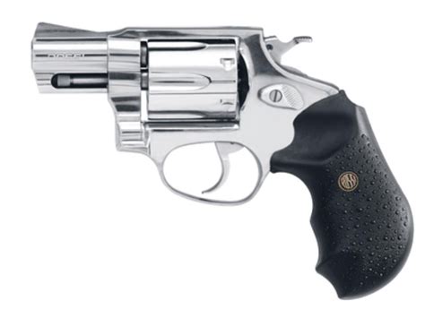 Rossi Revolver 357 RemMag 2" 6rd Black Rubber Grip Stainless Steel ...