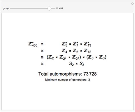 The Size of an Automorphism Group - Wolfram Demonstrations Project