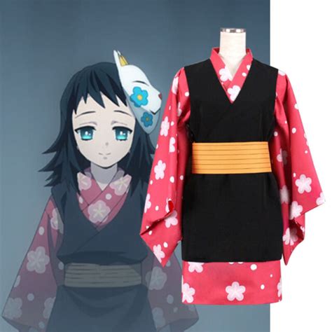 Demon Slayer Kimetsu no Yaiba Mysterious Girl Makomo Kimono Cosplay Costume C012 | eBay