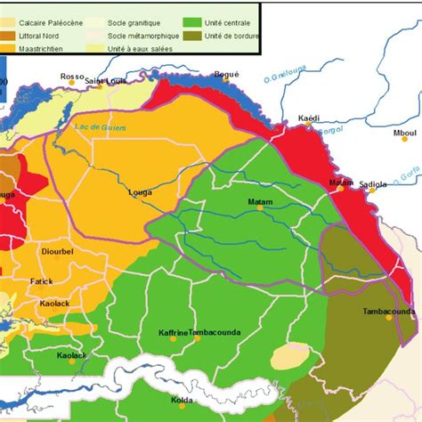 Location of the Senegal River Basin (Source: OMVS, 2002) | Download Scientific Diagram