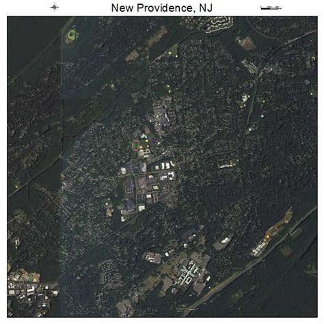 Aerial Photography Map of New Providence, NJ New Jersey