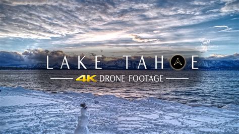 LAKE TAHOE 4K Drone Footage (Winter 2021) - YouTube