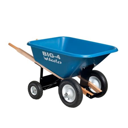 Big 4 Wheeler Wheelbarrow Wheelbarrow, Heavy Duty, 8 cu. Ft. B4W-8 | Zoro