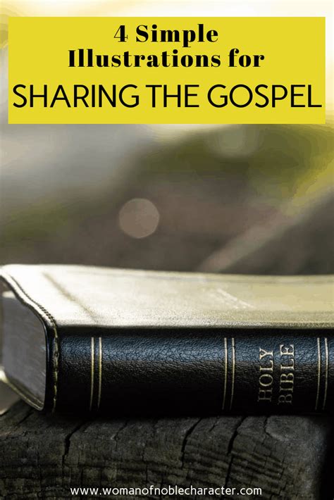 4 Simple Illustrations For Sharing The Gospel Sharing The Gospel