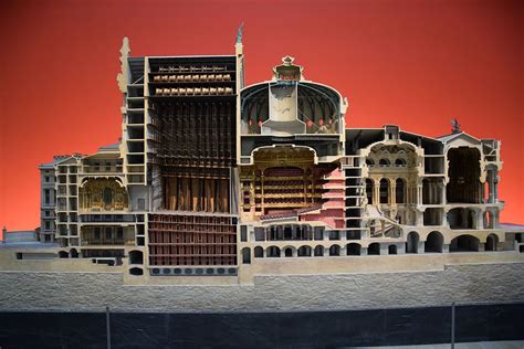 Model, Cross-section, Opera, Paris, France, Orsay, - Paris Opera House Cross Section - 910x607 ...