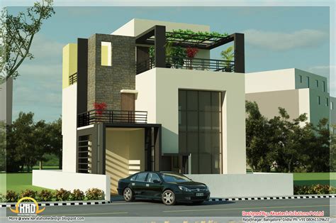 5 beautiful Modern contemporary house 3d renderings | Indian Home Decor