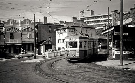 Macdonald and Brown Streets, Paddington in eastern Sydney in 1959. 🌹 | Historical photos, Street ...