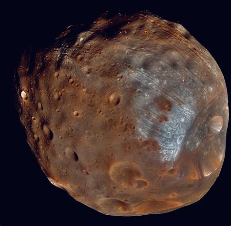 Phobos, Moon of Mars : r/Damnthatsinteresting