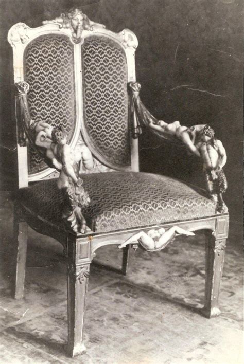 Two Rare Photographs of the X-Rated Furniture of Catherine the Great ~ Vintage Everyday