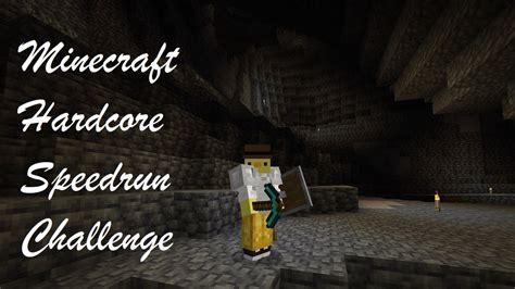 Minecraft Hardcore Speedrun Challenge 1-1 - YouTube