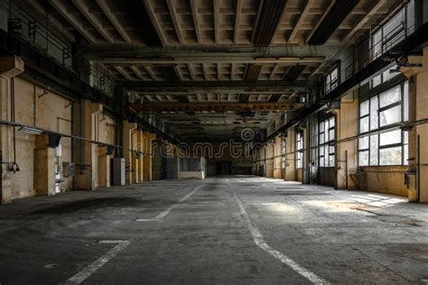 Industrial Interior Of An Old Factory Stock Image - Image: 33990973