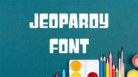 Jeopardy Font Free Download