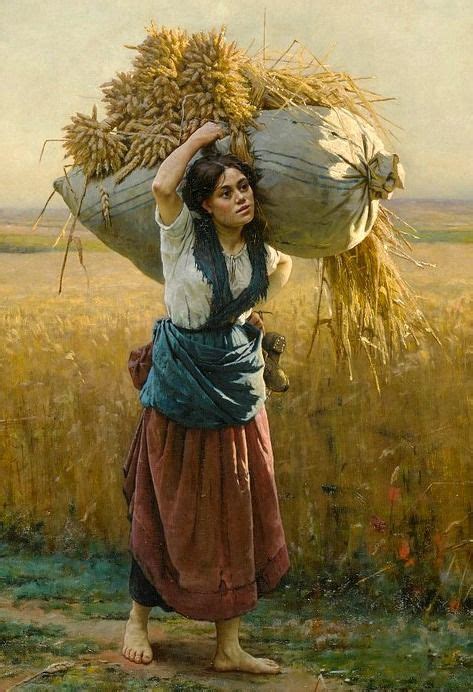 Wheat, detail (1891) by César Pattein (French, 1850-1931) | Nature art ...