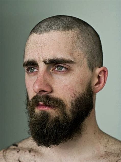 sweet beard + shaved head