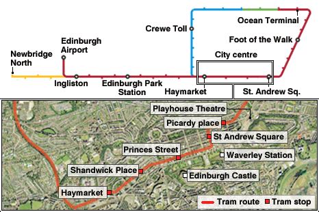 BBC NEWS | UK | Scotland | Edinburgh tram route