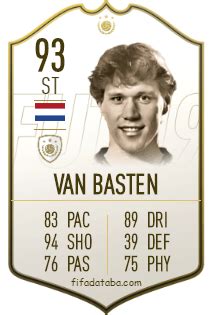 Marco van Basten FIFA 19 Rating, Card, Price