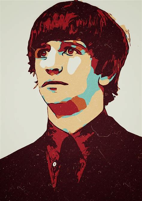 Ringo Starr Artwork Painting by Taoteching Art