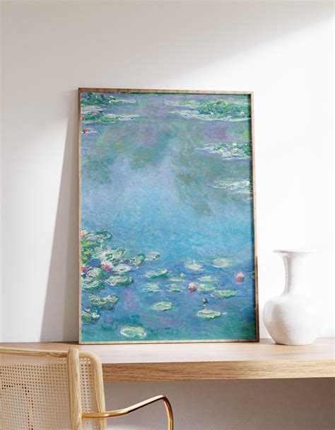 Claude Monet - Water Lilies (1906) | Monet Print, Lake Landscape, Water ...