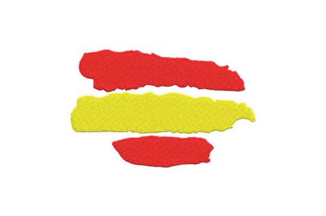 Spanish Flag Sticker · Creative Fabrica