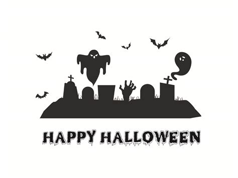 Halloween Silhouette Grave Vector Graphic by optimasipemetaanlokal · Creative Fabrica