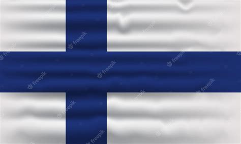 Premium Vector | Finland flag design flag of finland