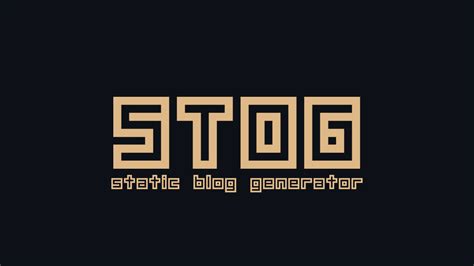 GitHub - zolagonano/stog: stog is a static blog generator from markdown ...