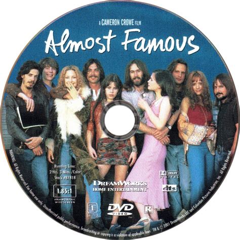 ALMOST FAMOUS (2000) R1 DVD COVER & LABEL - DVDcover.Com