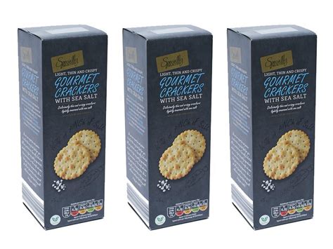 Aldi Specially Selected Gourmet Crackers with Sea Salt | Analysis ...