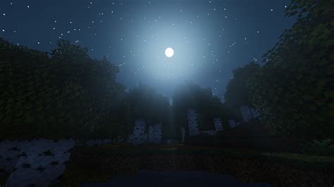 Minecraft Shaders Night